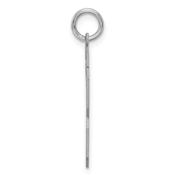 Sterling Silver, Jersey Collection, Large Number 13 Pendant - Picture 2 of 5